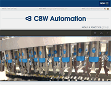 Tablet Screenshot of cbwautomation.com